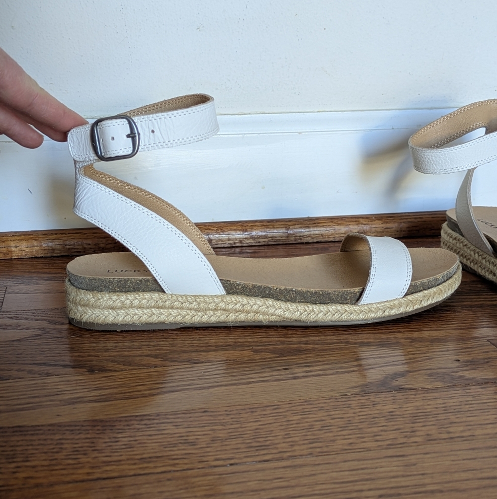 Lucky Brand Women's White Sandals